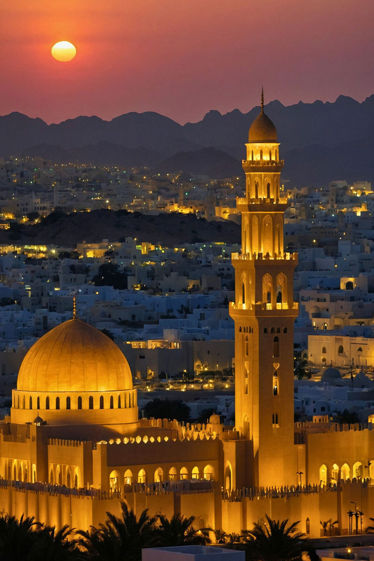 Oman's elegant capital, Muscat beautifully blends traditional Arabian architecture with a relaxed, modern coastal charm. Marvel at the stunning Sultan Qaboos Grand Mosque, explore the historic waterfront corniche and the atmospheric Mutrah Souq, and admire the striking Royal Opera House. With its whitewashed buildings framed by rugged mountains and the Gulf of Oman, Muscat offers the perfect introduction to everything that makes Oman so uniquely captivating.